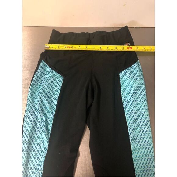 Kerrits Juniors Black and Blue Workout Activewear Horseback Riding Pants Size M - Picture 6 of 9